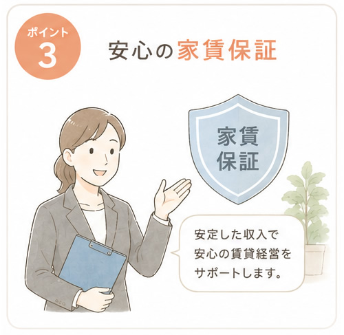 安心の家賃保証